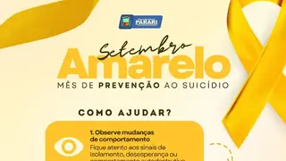 💛 SETEMBRO AMARELO | VALORIZAR A VIDA É UM COMPROMISSO DE TODOS!