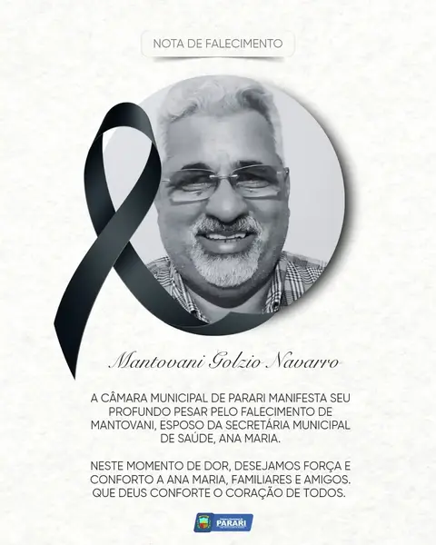 🖤 NOTA DE PESAR