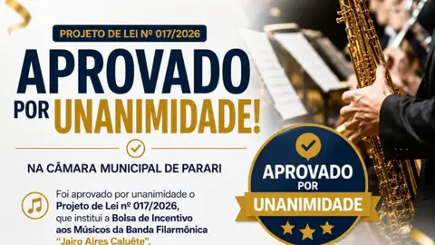 APROVADO POR UNANIMIDADE! 💙💛