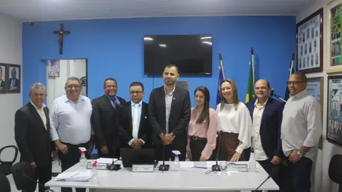 A Primeira Sessão Ordinária da Câmara!