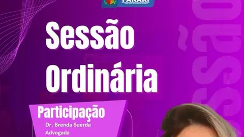 Palestra na Sessão Ordinária