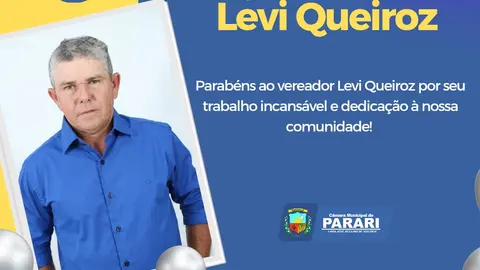 Parabéns Levi Queiroz!