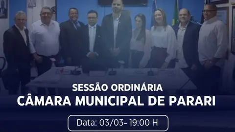 SESSÃO ORDINÁRIA 03/03
