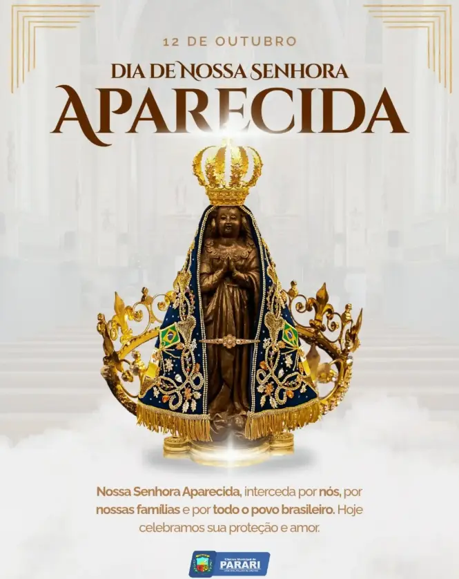 🙏 12 de outubro | Dia de Nossa Senhora Aparecida