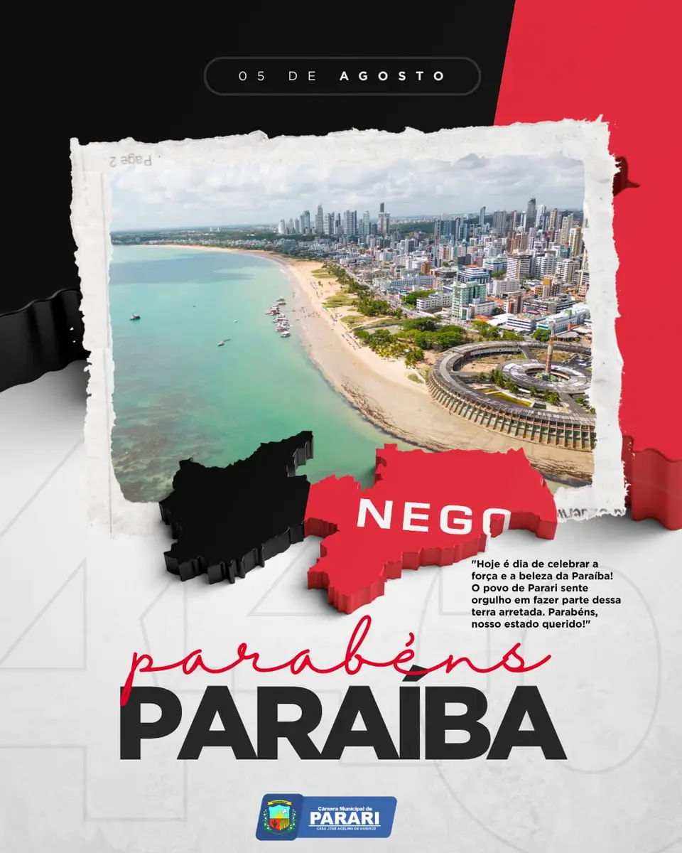 🎉 Parabéns, Paraíba!
