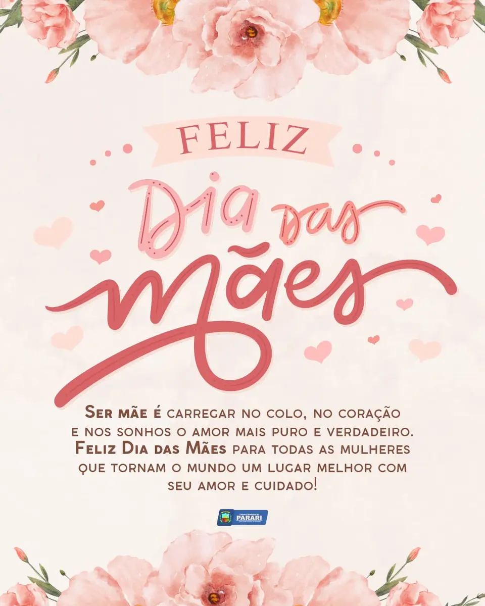 FELIZ DIA DAS MÃES!