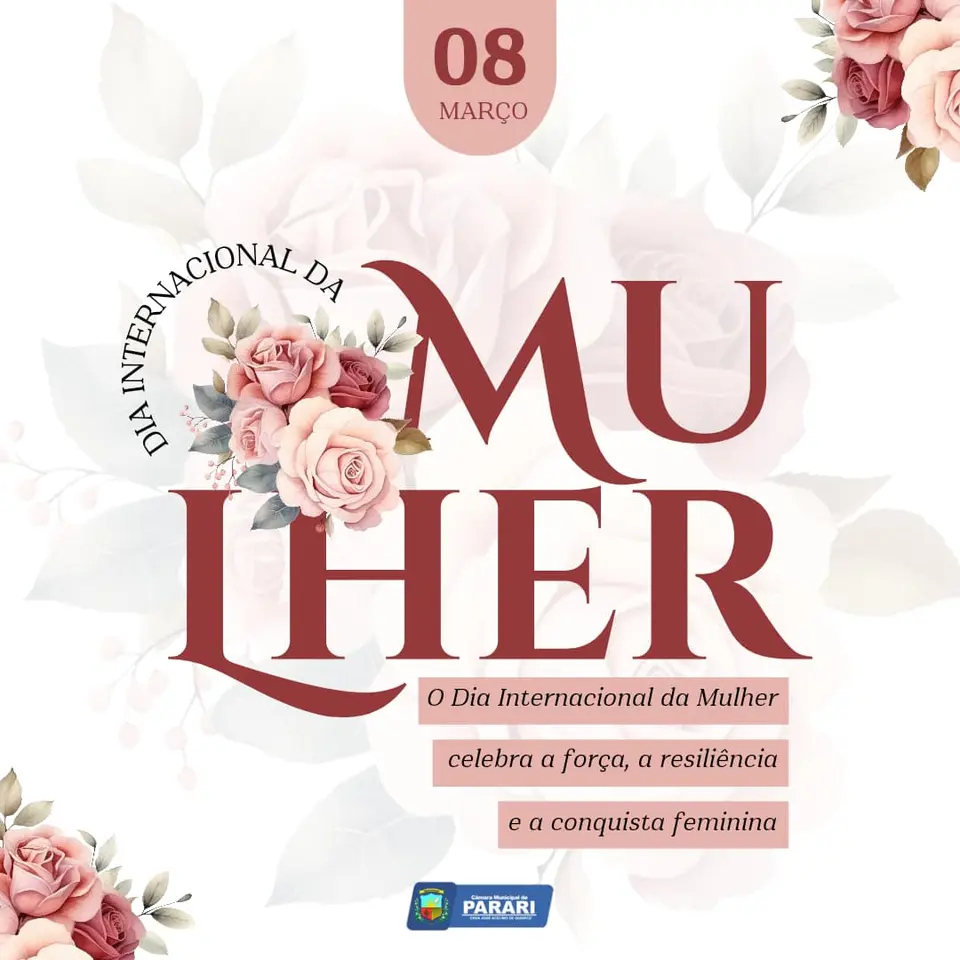 Feliz dia das mulheres!
