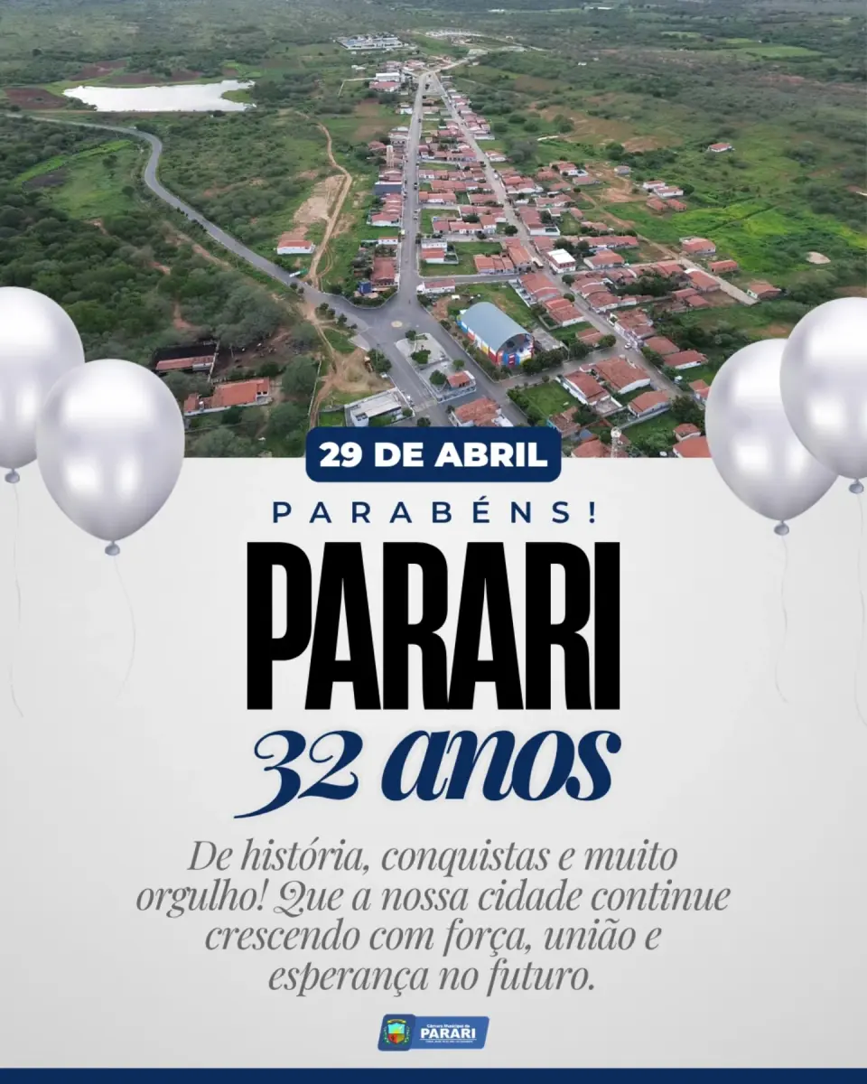 Parabéns, Parari! 💙👏