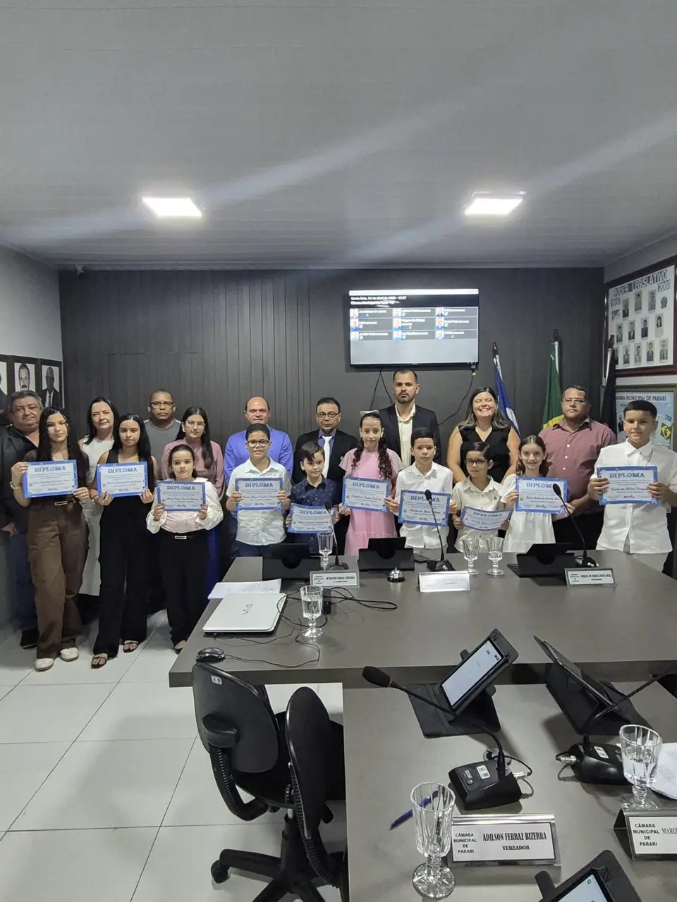 Registros da sessão desta sexta-feira na Câmara Municipal de Parari 📸🏛️