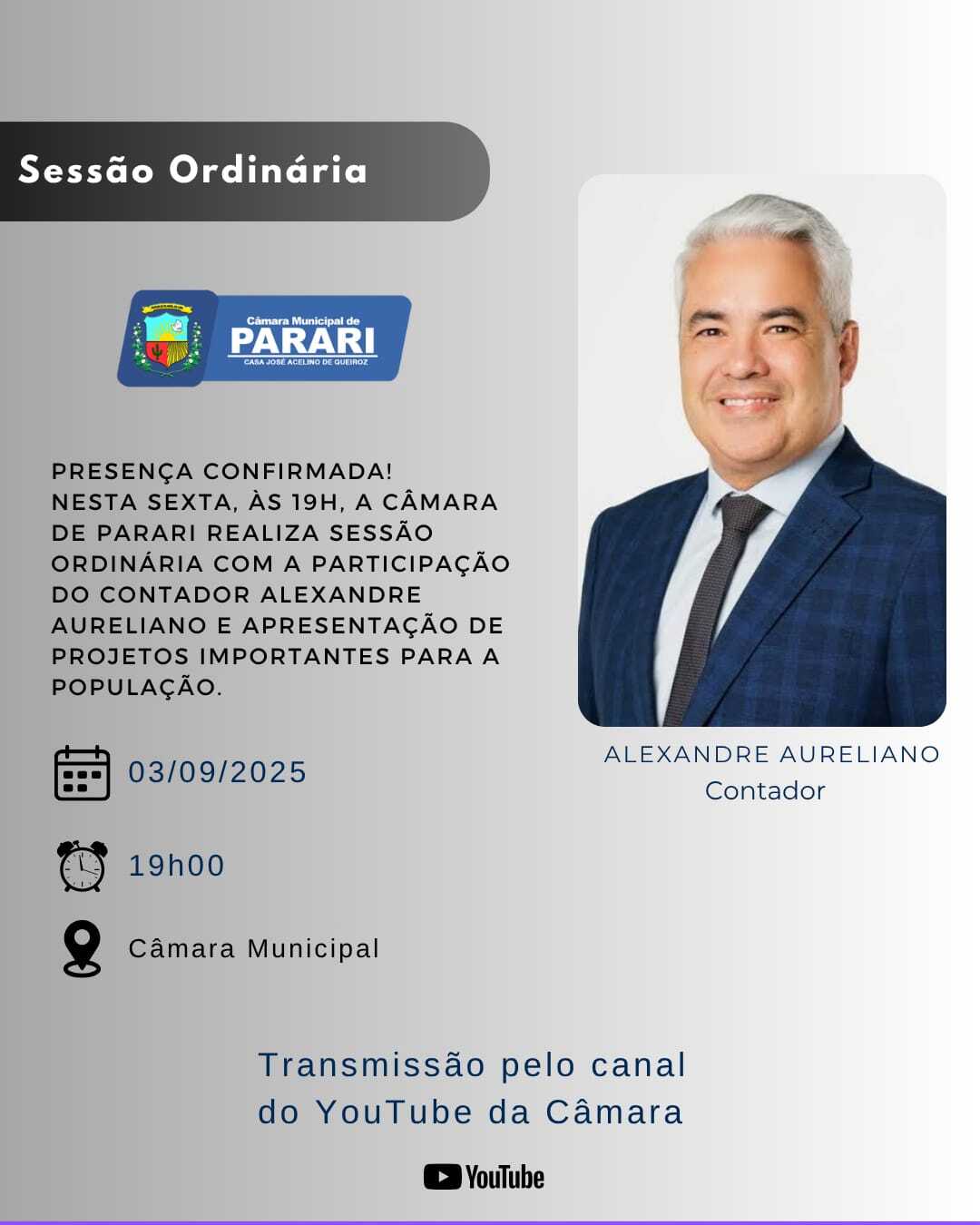 SESSÃO ORDINÁRIA 03/10